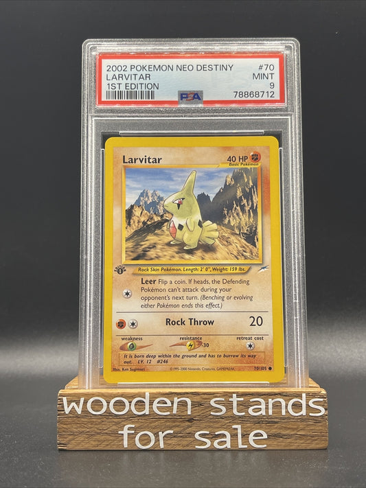 Pokemon PSA 9 1ST EDITION LARVITAR 70/105 NEO DESTINY SET - MINT