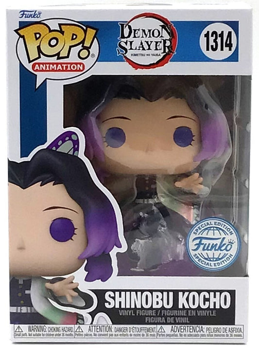 Funko Pop! Demon Slayer Shinobu Kocho #1314 Special Edition with POP Protector