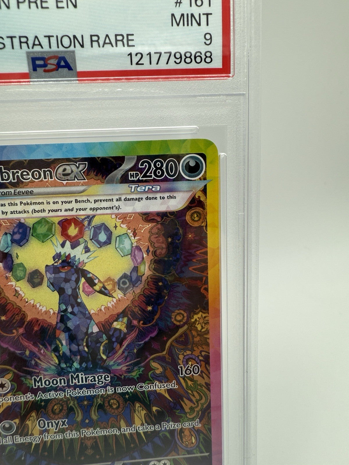 PSA 9 Umbreon ex 161/131 Prismatic Evolutions Special Illustration Rare