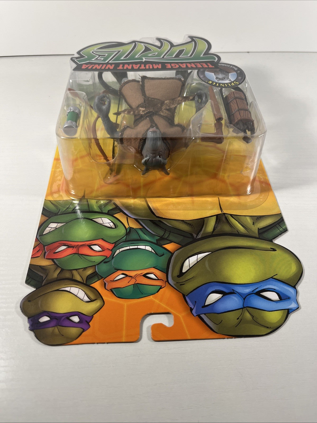 Teenage Mutant Ninja Turtles Splinter Action Figure Sealed 2002 TMNT