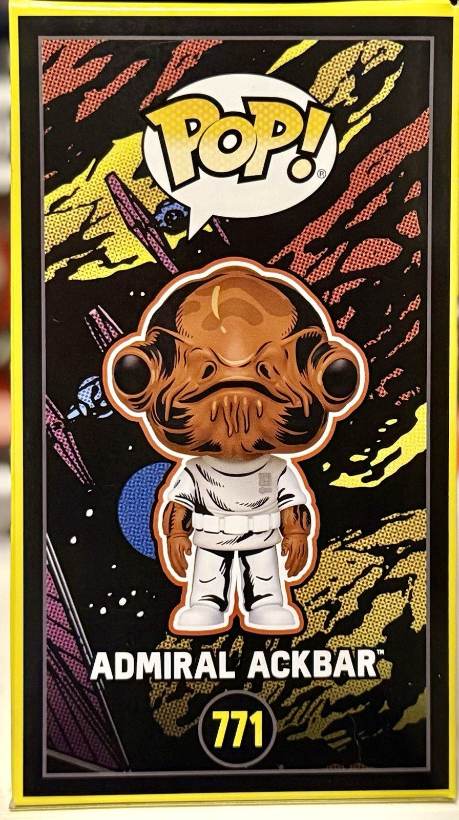 ADMIRAL ACKBAR 771 Funko Pop STAR WARS RETRO Limited Edition NEW w/PROTECTOR