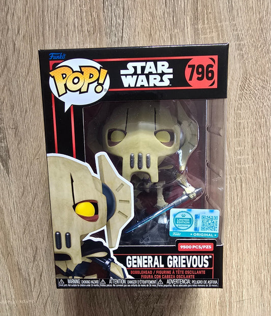Funko Pop Star Wars General Grievous #796 - Limited Edition Supreme 9500pc A