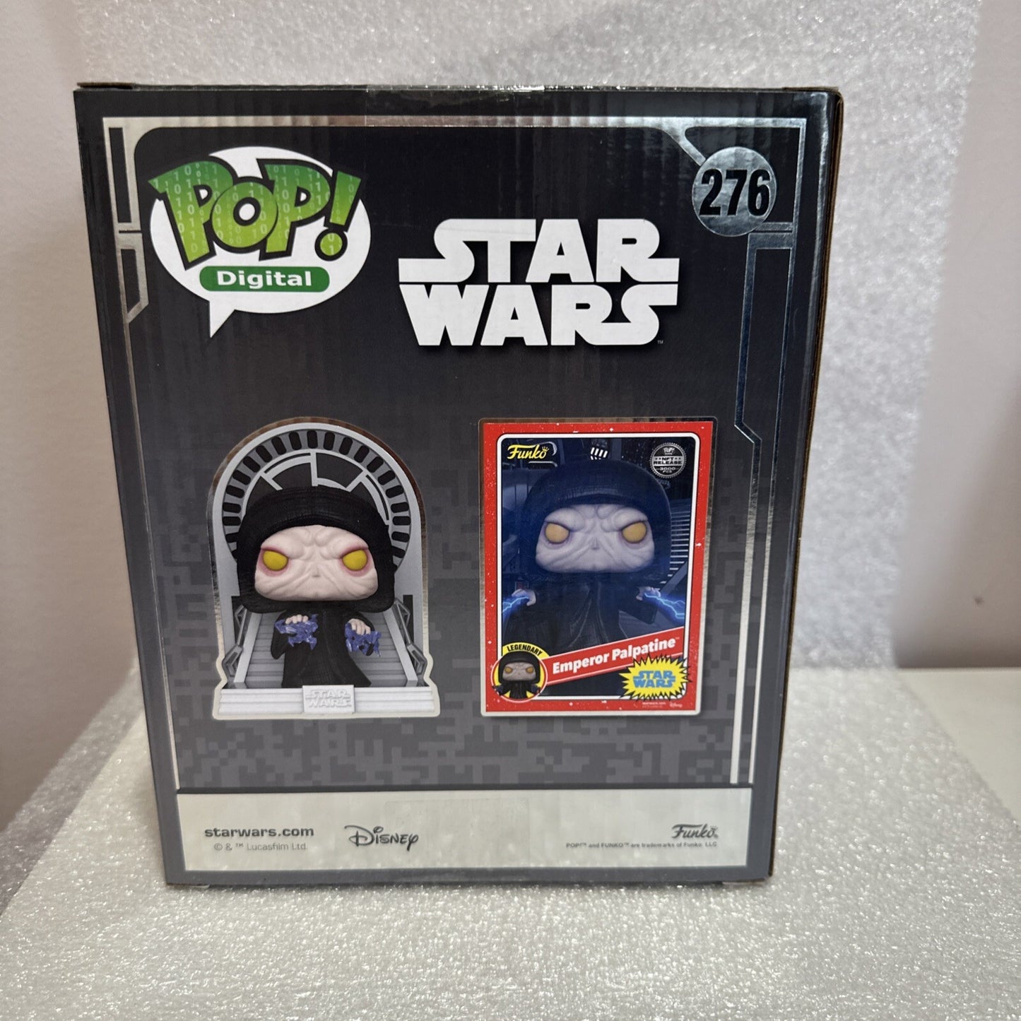 Funko Pop! Deluxe: Star Wars - Emperor Palpatine (Digital Pop! Release) - Funko