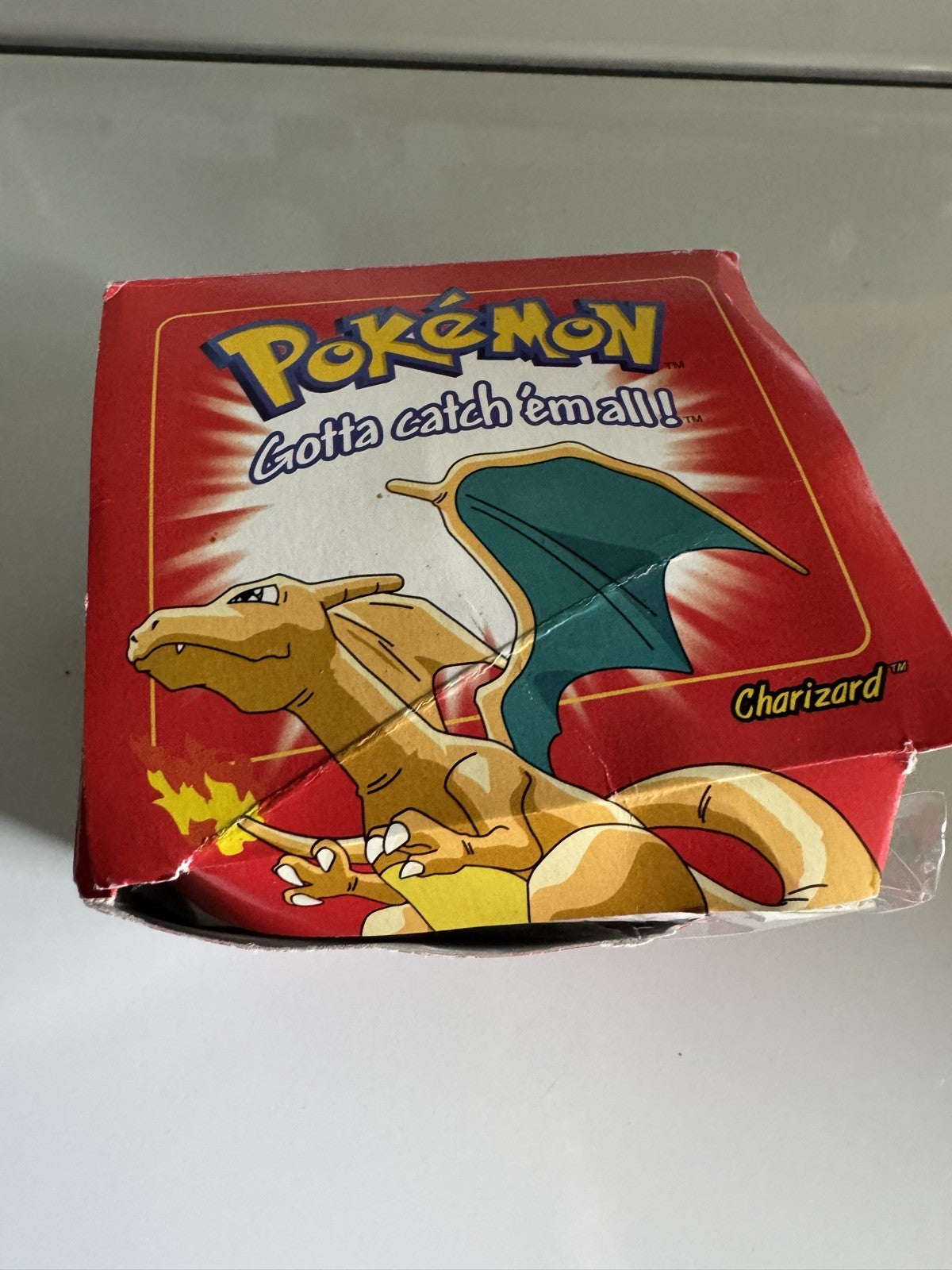 23K Gold Plated CHARIZARD Trading Card 1999 Burger King Pokemon Ball