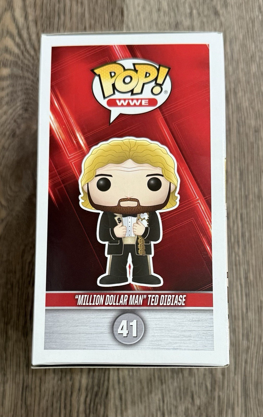 Funko Pop! WWE Million Dollar Man Ted DiBiase #41 Signed JSA COA w/ Protector