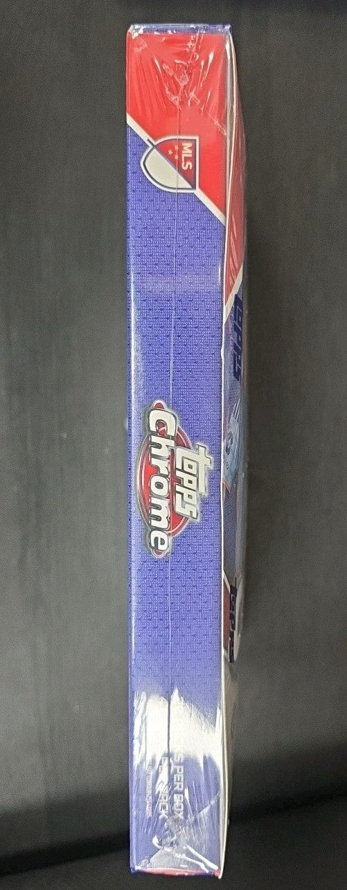 2024 Topps Chrome MLS Soccer Factory Sealed Hobby Box