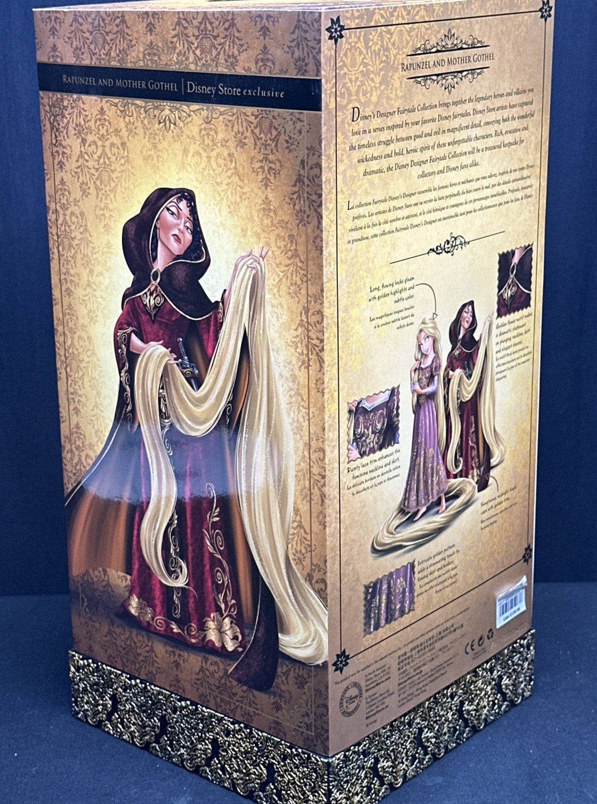 Disney Store Fairytale Designer Rapunzel &Mother Gothel Doll