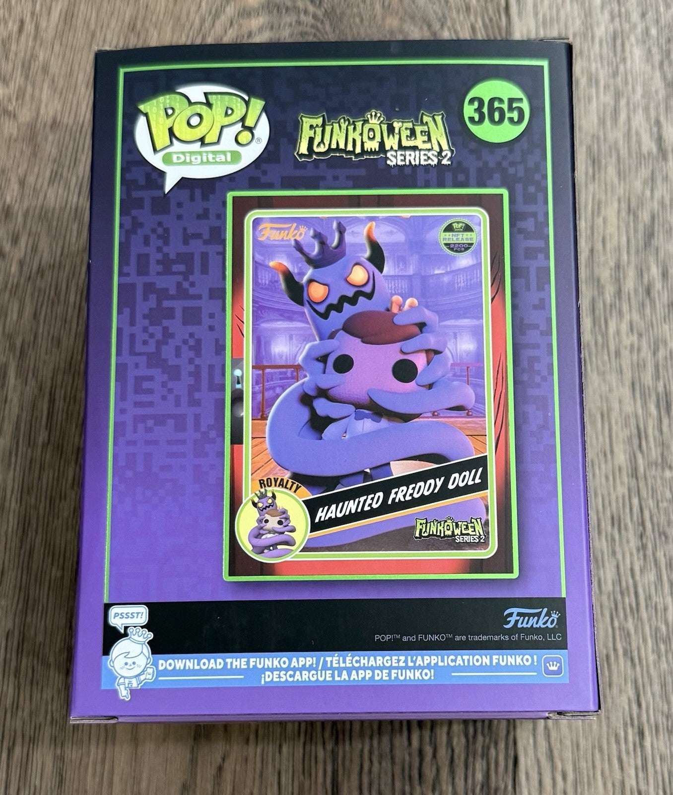 Funko Pop! Digital Funkoween Haunted Freddy Doll #365 GITD Royalty LE 2200