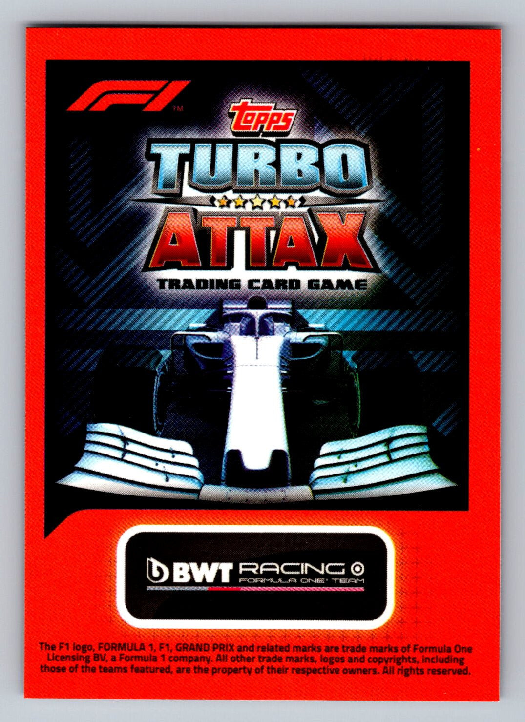 2020 Topps F1 Turbo Attax Superstars Sergio Perez #166 Rookie RC F1