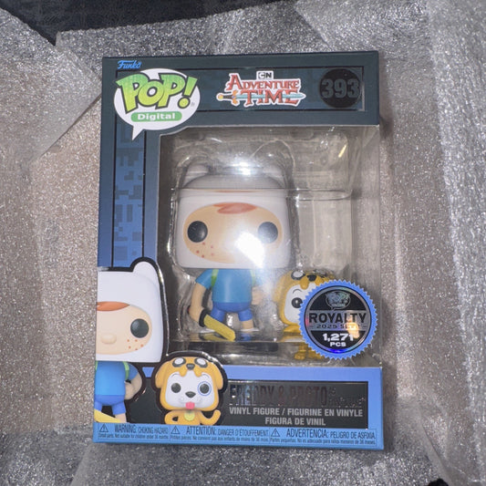 Funko Pop! Digital Adventure Time Freddy & Proto As Finn & Funko Digital Excl