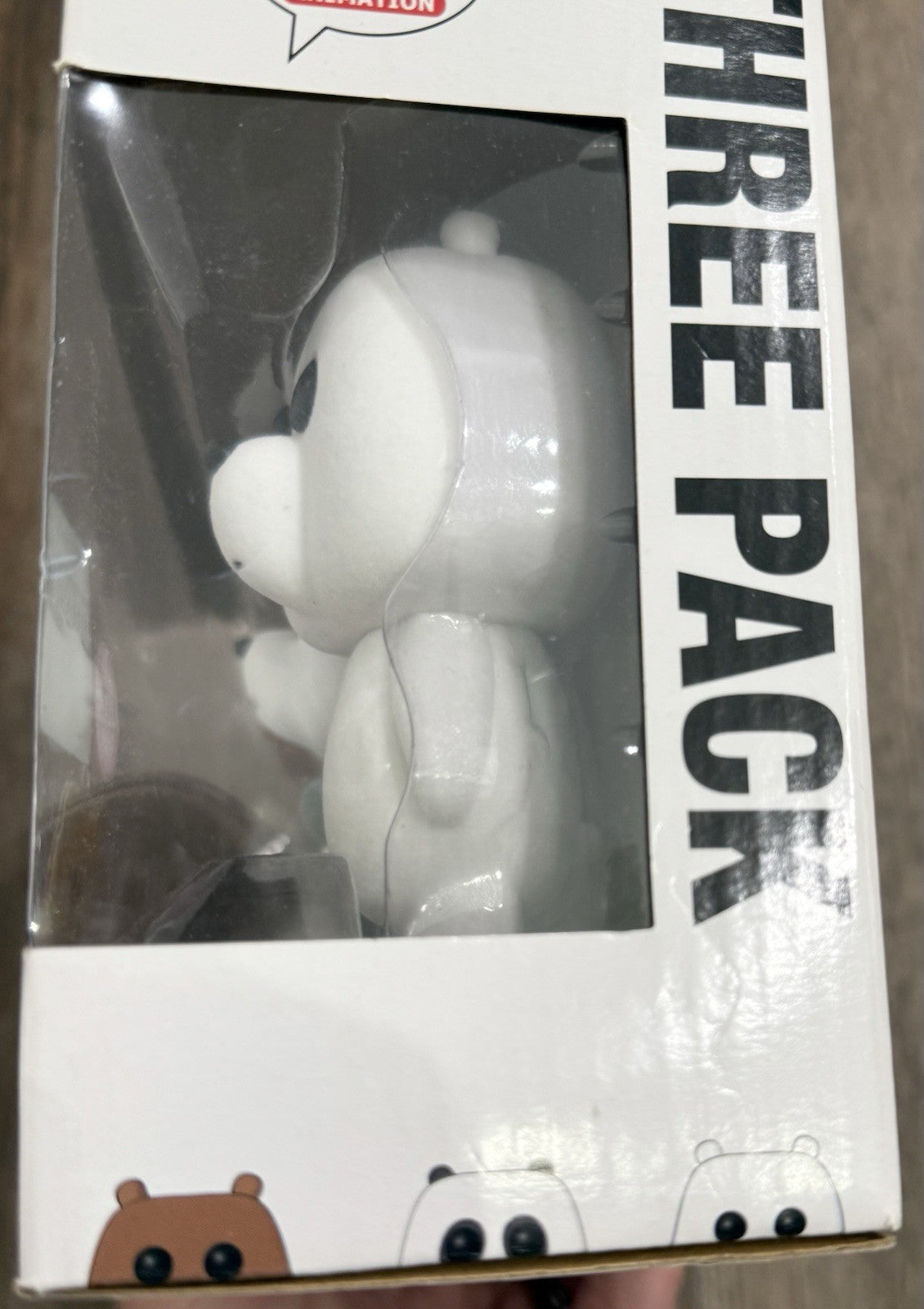 Funko Pop! We Bare Bears Grizz, Panda & Ice Bear 3 Pack Flocked Barnes & Noble