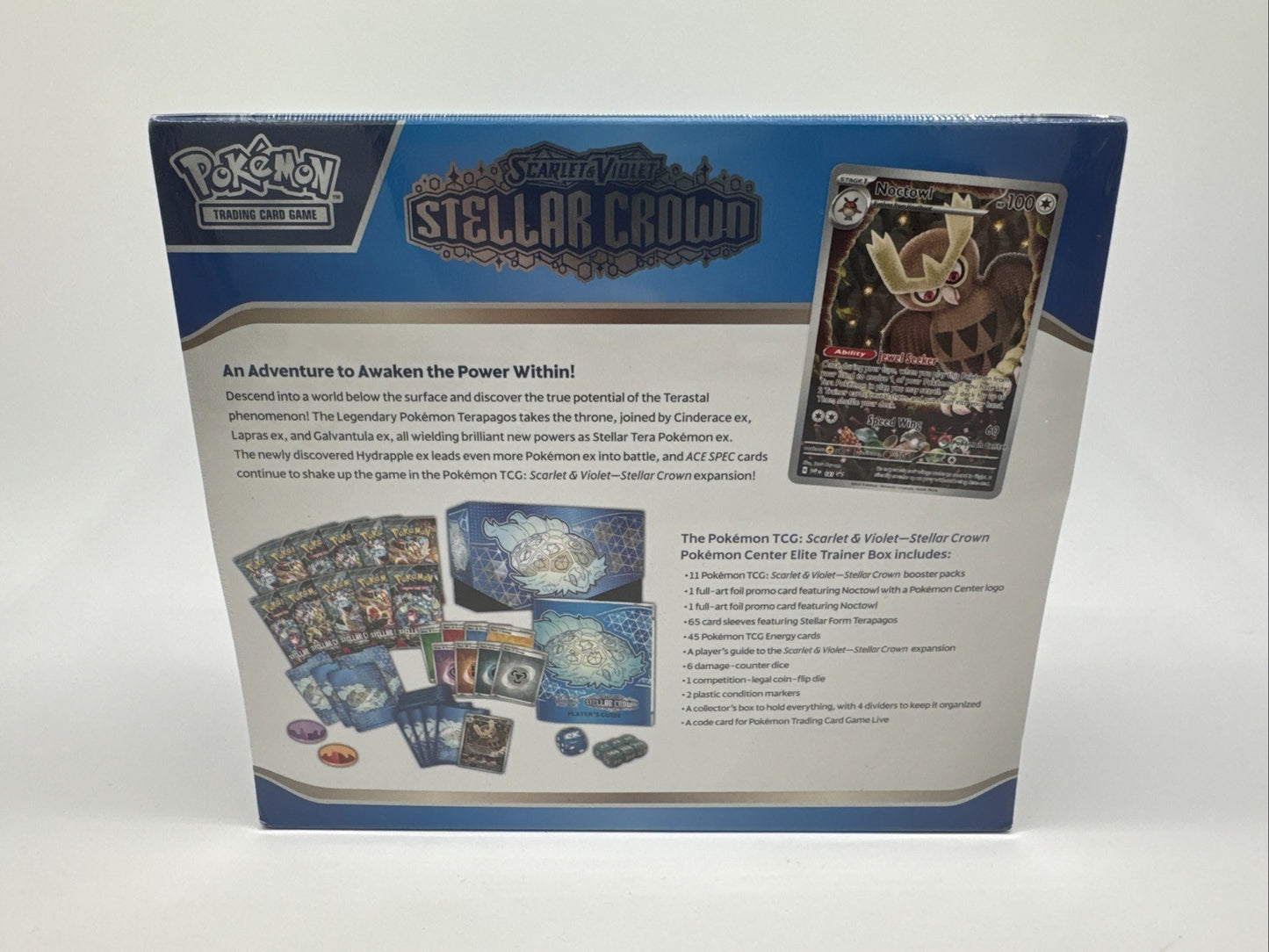 Stellar Crown SV07 Pokemon Center Elite Trainer Box ETB NEW & SEALED