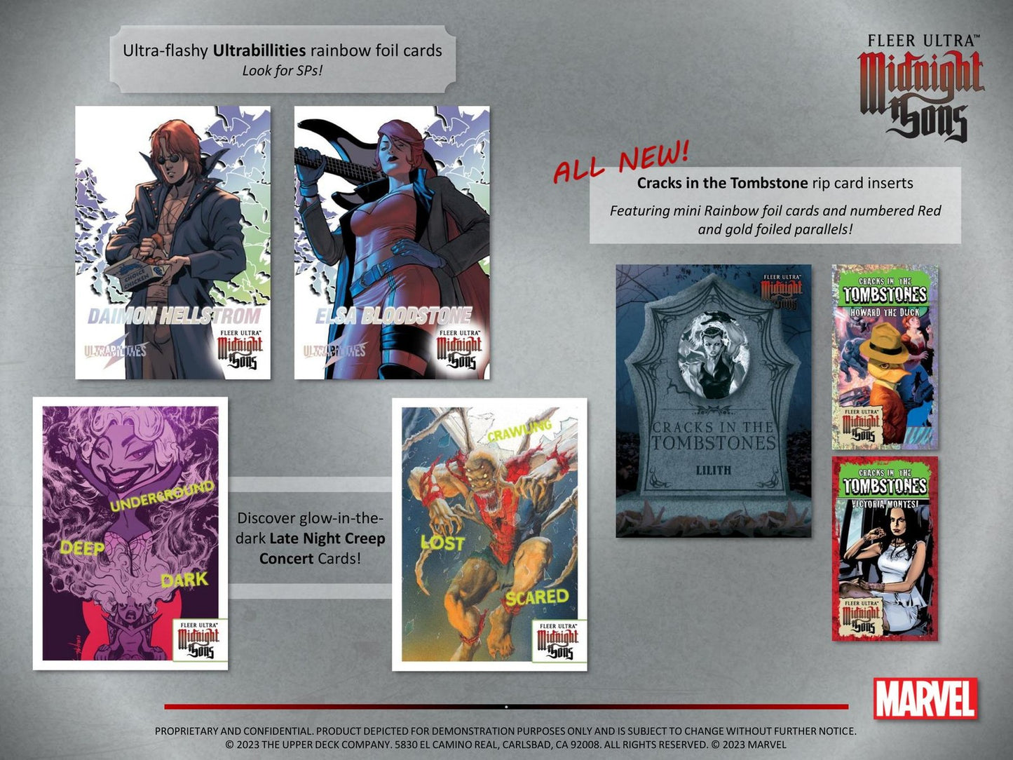 MARVEL FLEER ULTRA MIDNIGHT SONS TRADING CARDS HOBBY BOX (UPPER DECK 2023)