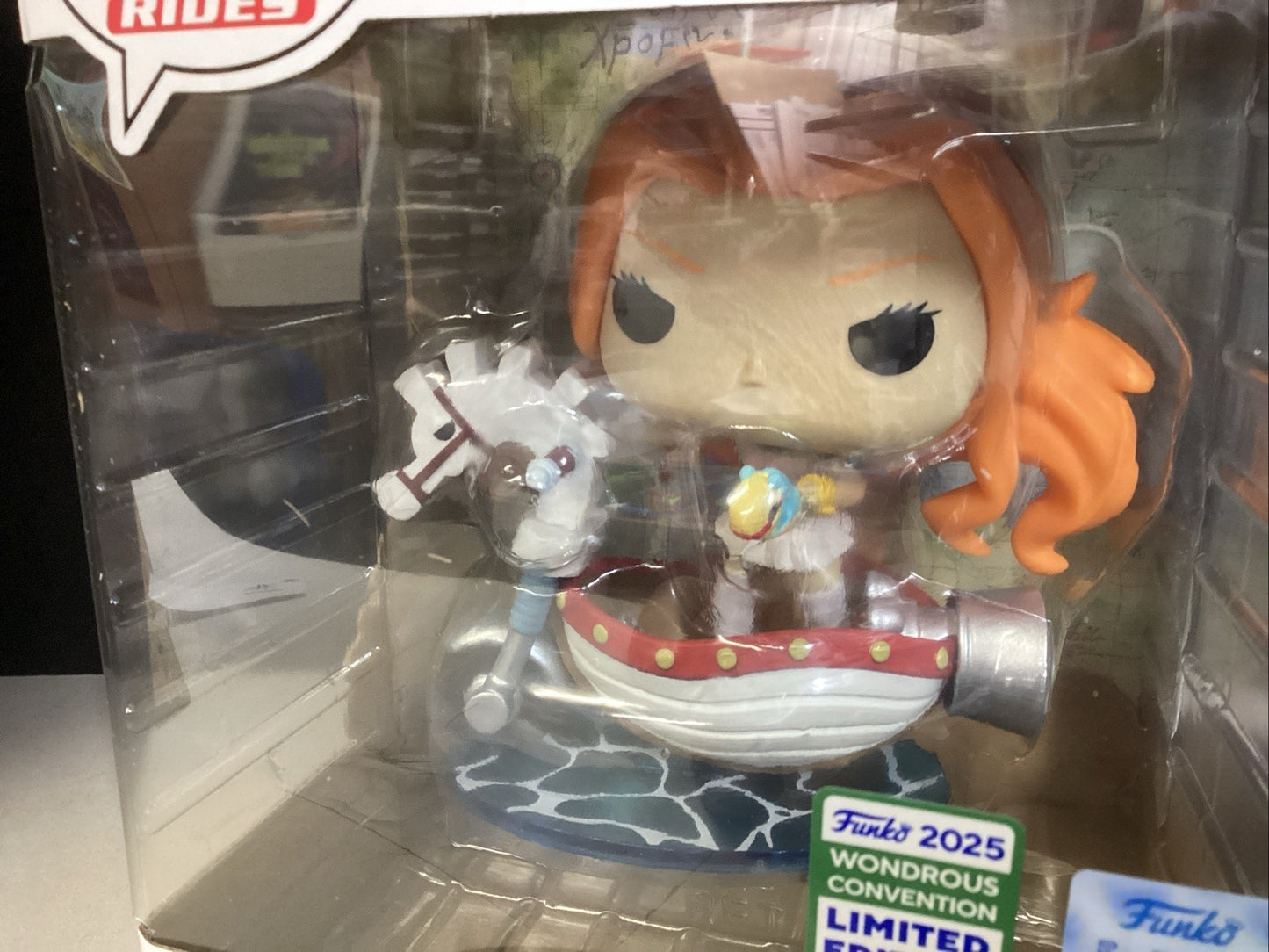 Funko Pop! Rides Deluxe: One Piece - Nami with White Hobby Horse - WonderCon #1