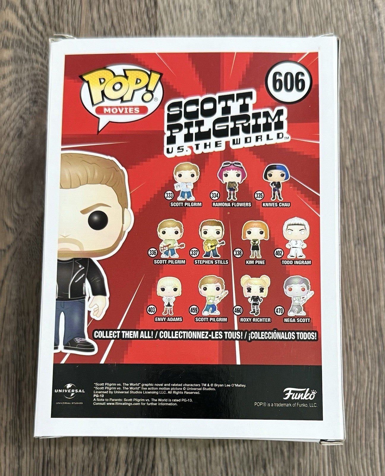 Funko Pop! Scott Pilgrim: Lucas Lee #606 2018 Canadian Exclusive Box Flaws