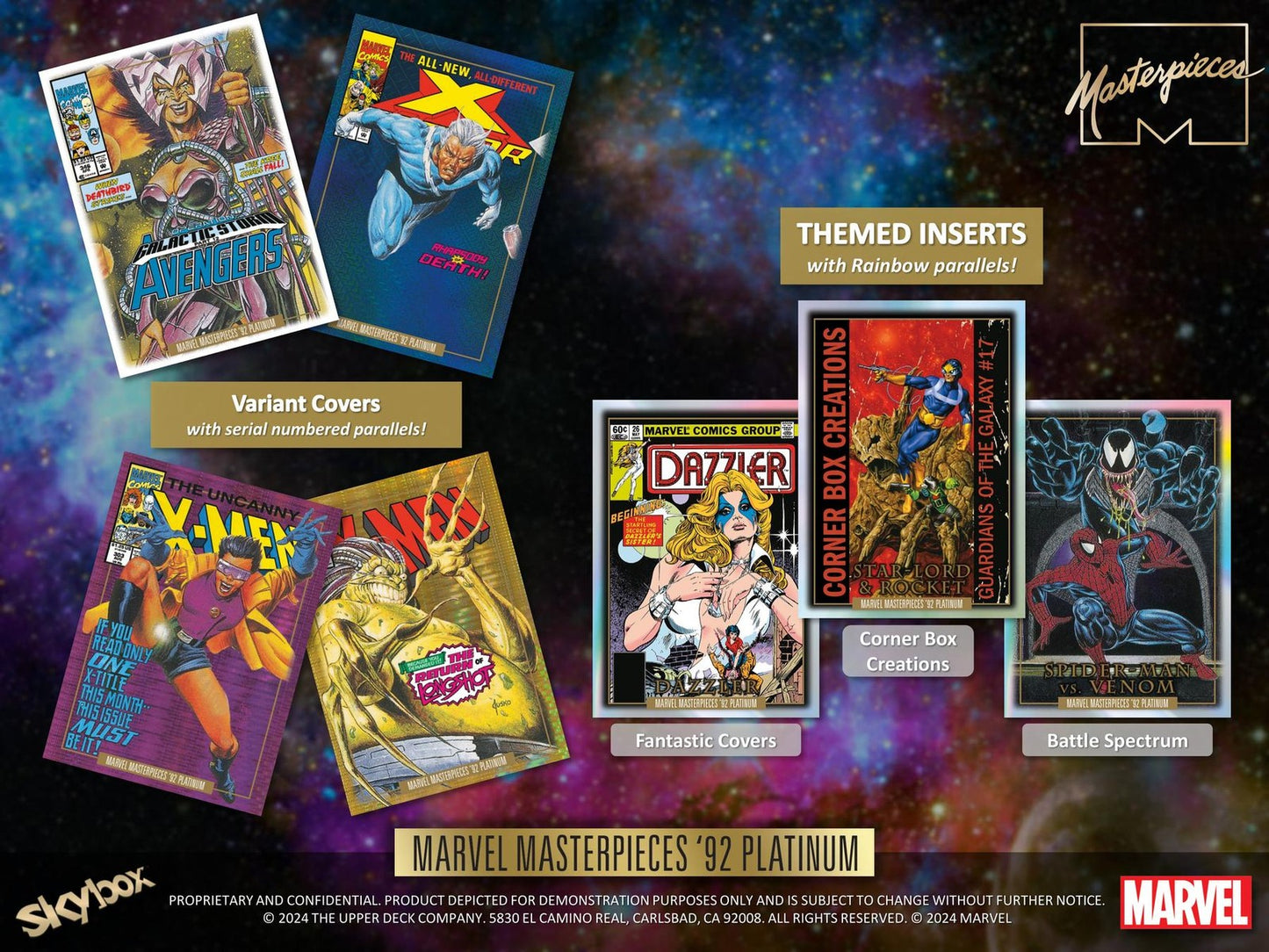 MARVEL MASTERPIECES '92 PLATINUM HOBBY BOX (UPPER DECK 2024)