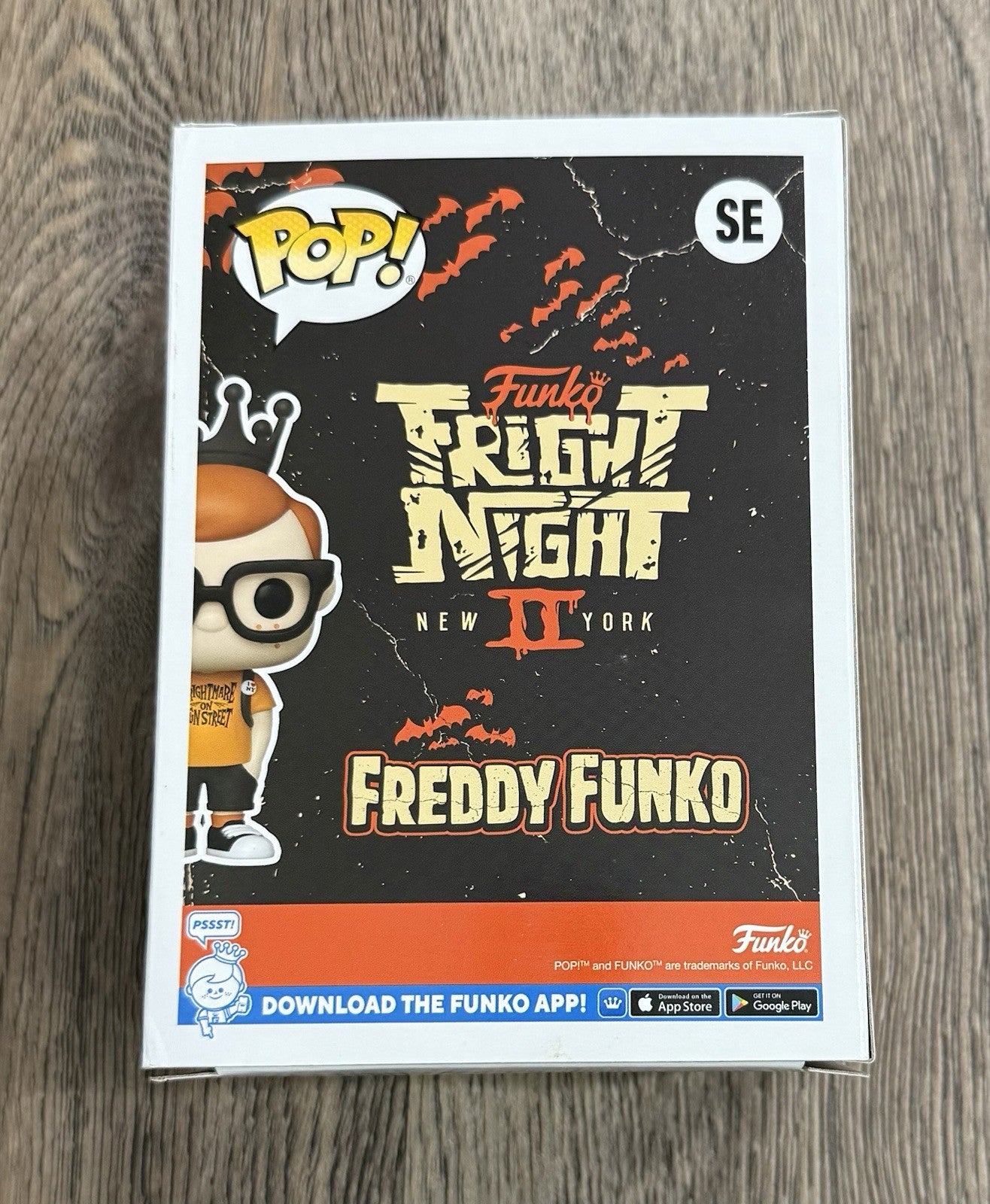 Funko Pop! Fright Night Freddy Funko Nightmare On Fun Street SE NYCC LE 3500