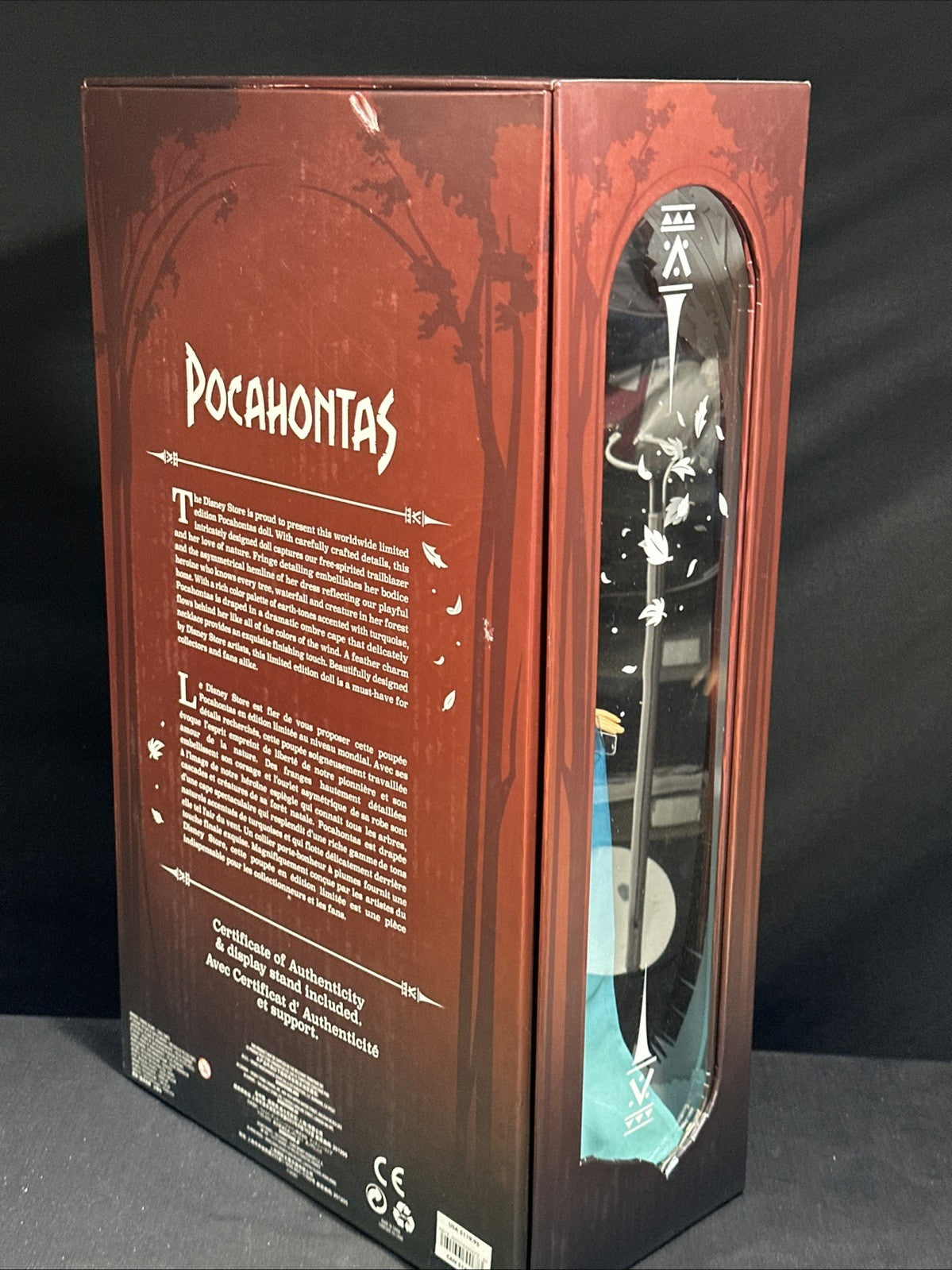 Disney Pocahontas 17" Doll Limited Edition #3056/4500 Disney Store