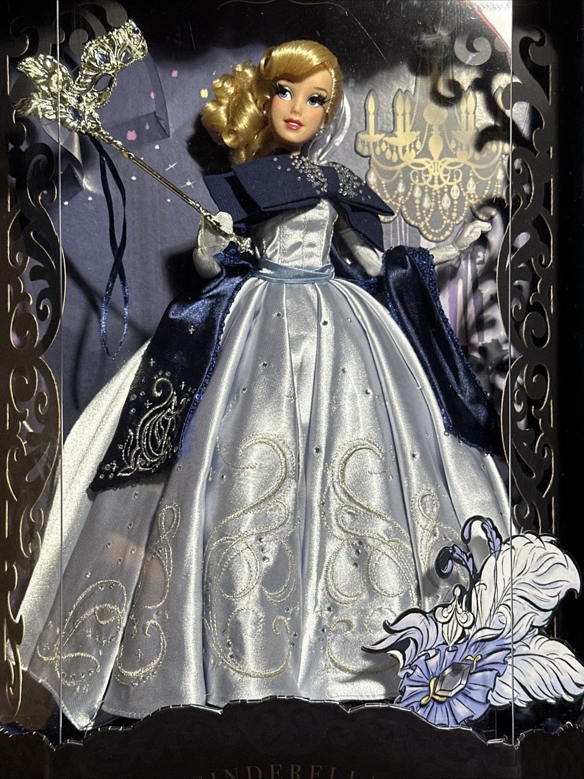 Disney Designer Collection Midnight Masquerade Cinderella Doll Limited Edition