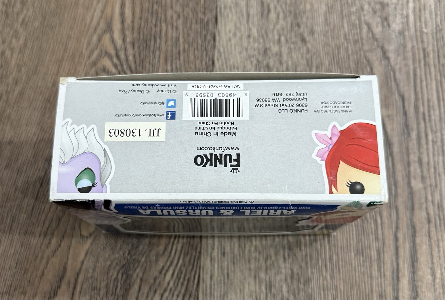Funko Pop! Disney The Little Mermaid Ariel & Ursula 2 Pack Minis Vaulted DAMAGED