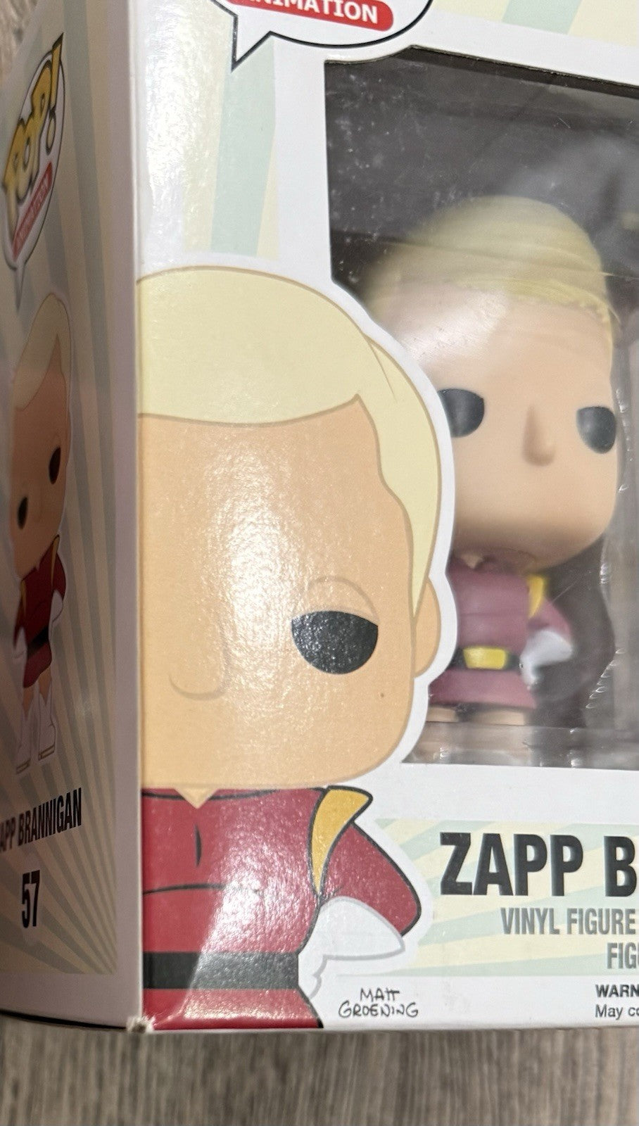Funko Pop! Futurama - Zapp Brannigan #57 Vaulted w/ Protector