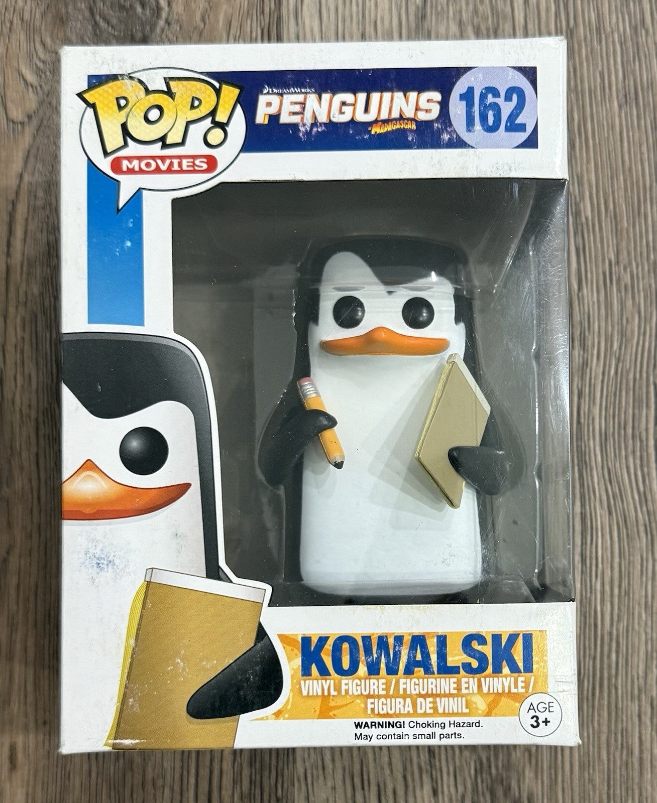 Funko Pop! Penguins Of Madagascar Kowalski #162 Vaulted w/ Protector See Photos