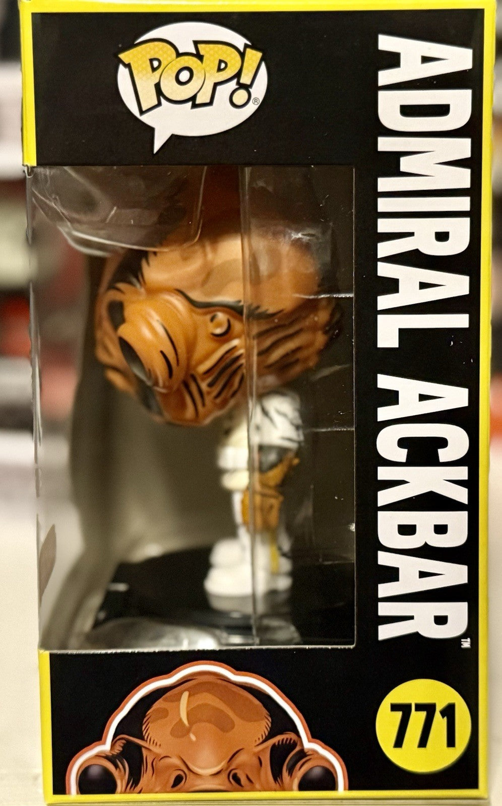ADMIRAL ACKBAR 771 Funko Pop STAR WARS RETRO Limited Edition NEW w/PROTECTOR