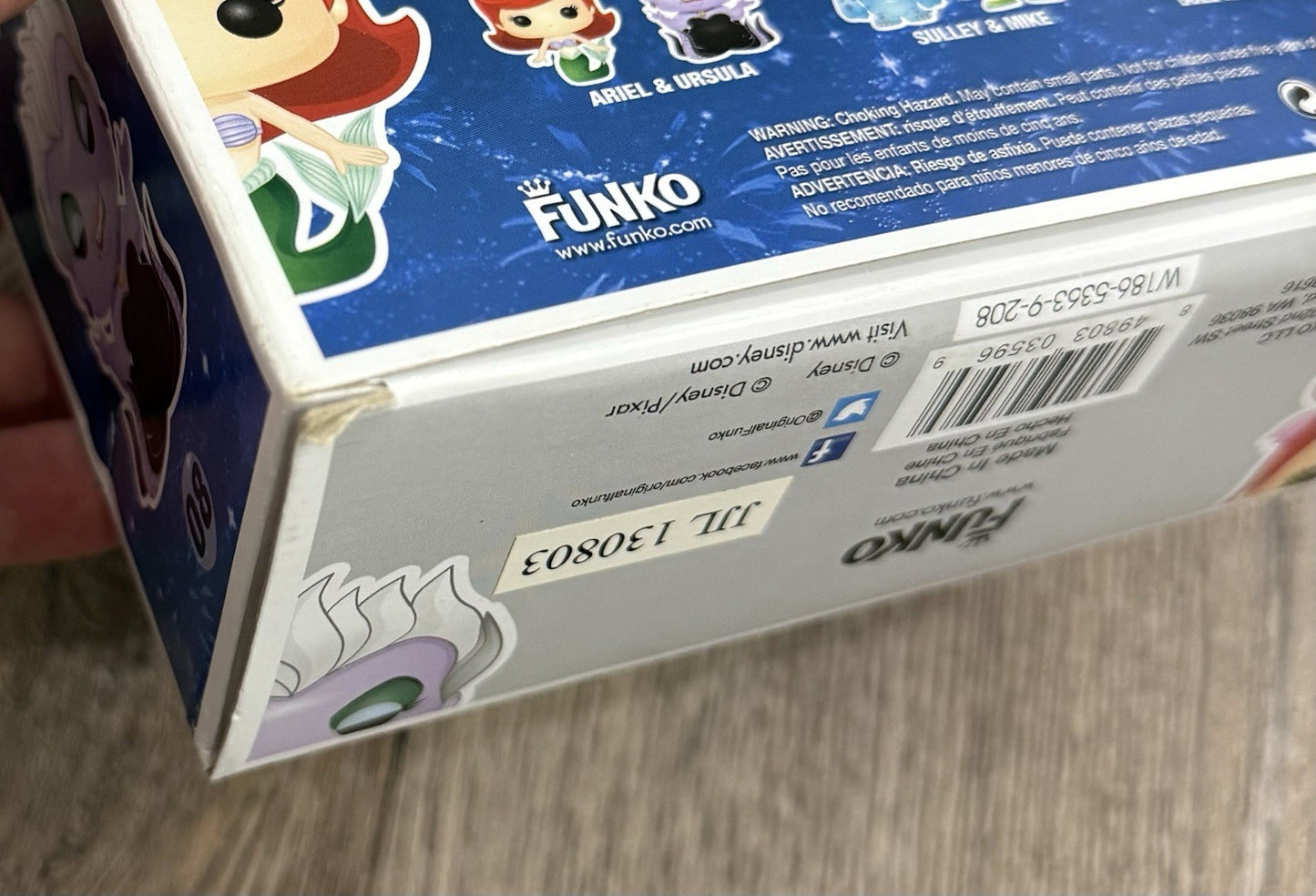 Funko Pop! Disney The Little Mermaid Ariel & Ursula 2 Pack Minis Vaulted DAMAGED