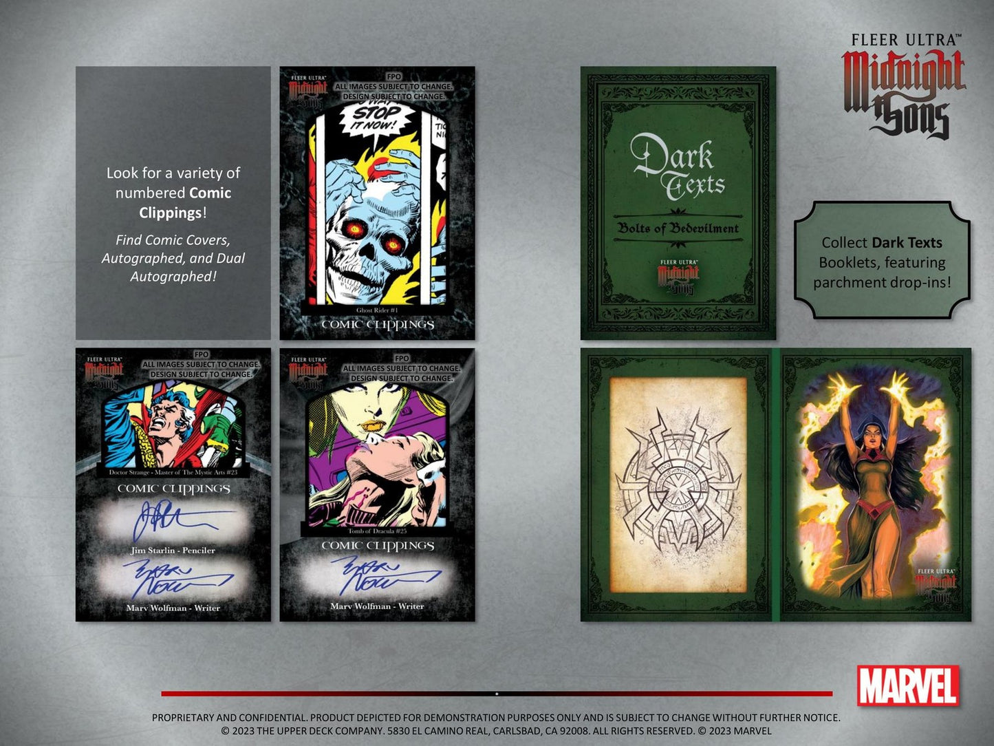MARVEL FLEER ULTRA MIDNIGHT SONS TRADING CARDS HOBBY BOX (UPPER DECK 2023)