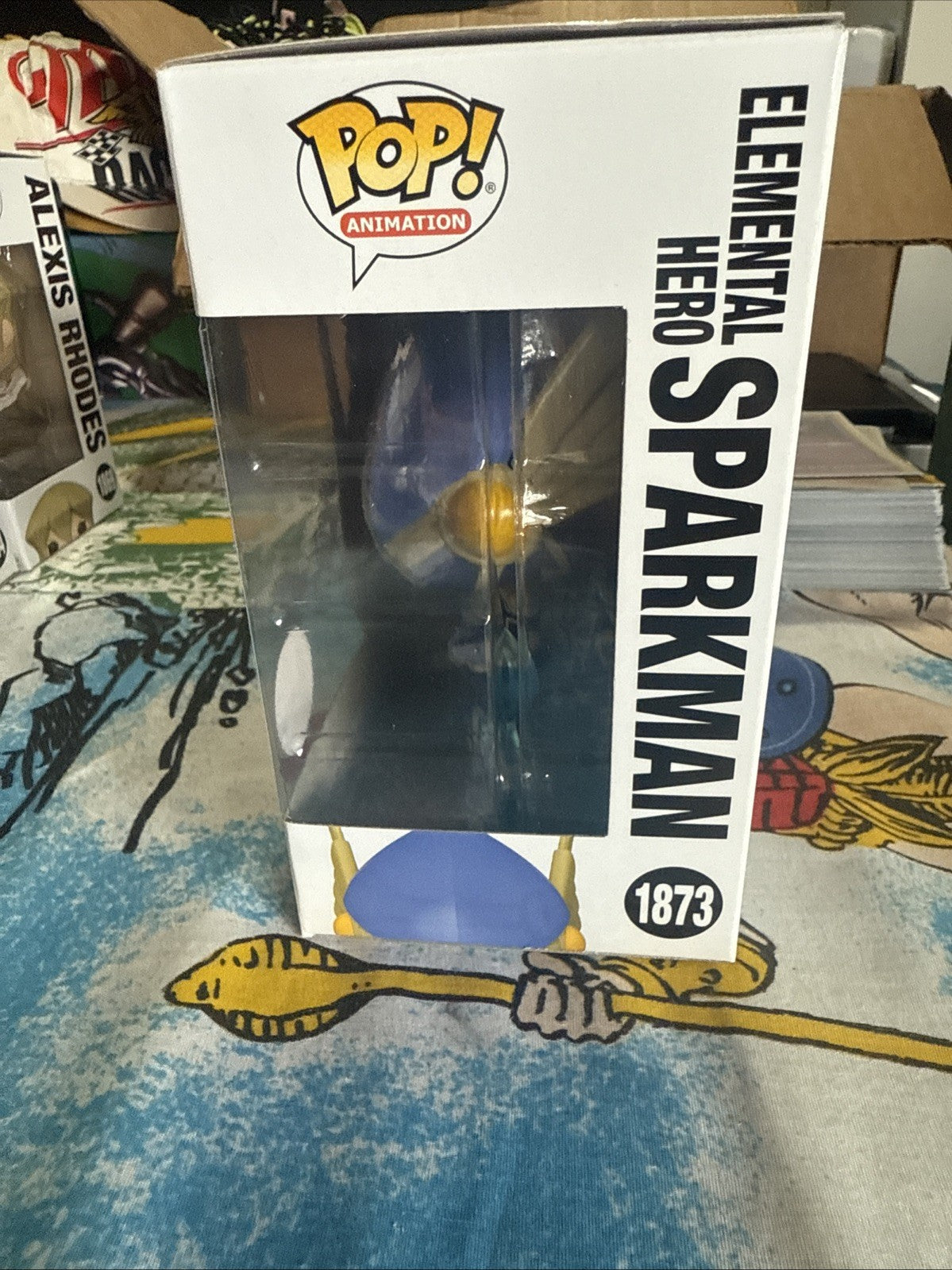 Funko POP! Yu-Gi-Oh! - Elemental Hero Sparkman #1873 - GameStop Exclusive