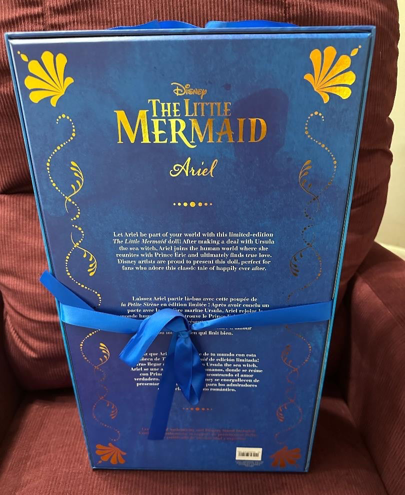 Disney Limited Edition The Little Mermaid Ariel 17” NRFB  Anniversary Doll