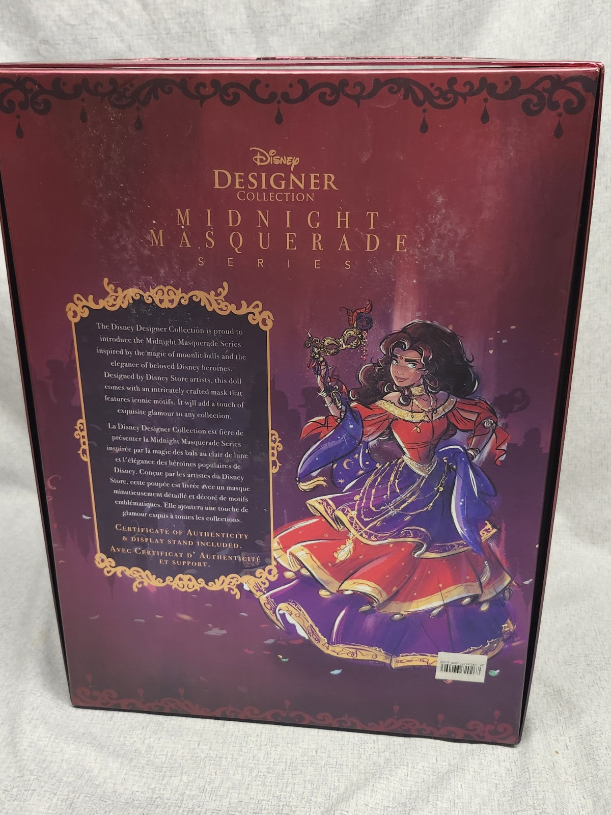 Disney Designer Midnight Masquerade Collection Esmeralda Limited Edition Doll
