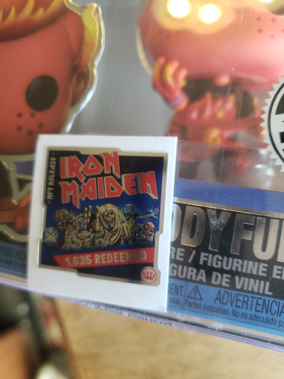 Iron Maiden Freddy Funko Digital  With Custom Sticker And Case #11