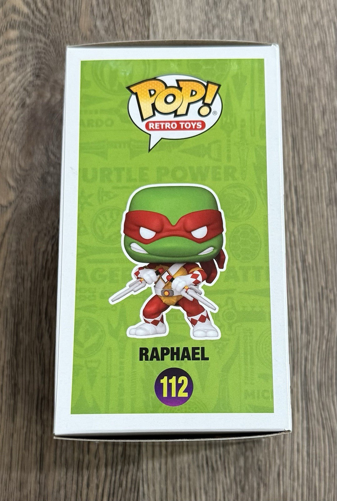 Funko Pop! TMNT X Power Rangers - Raphael #112 2022 Fall Convention Exclusive