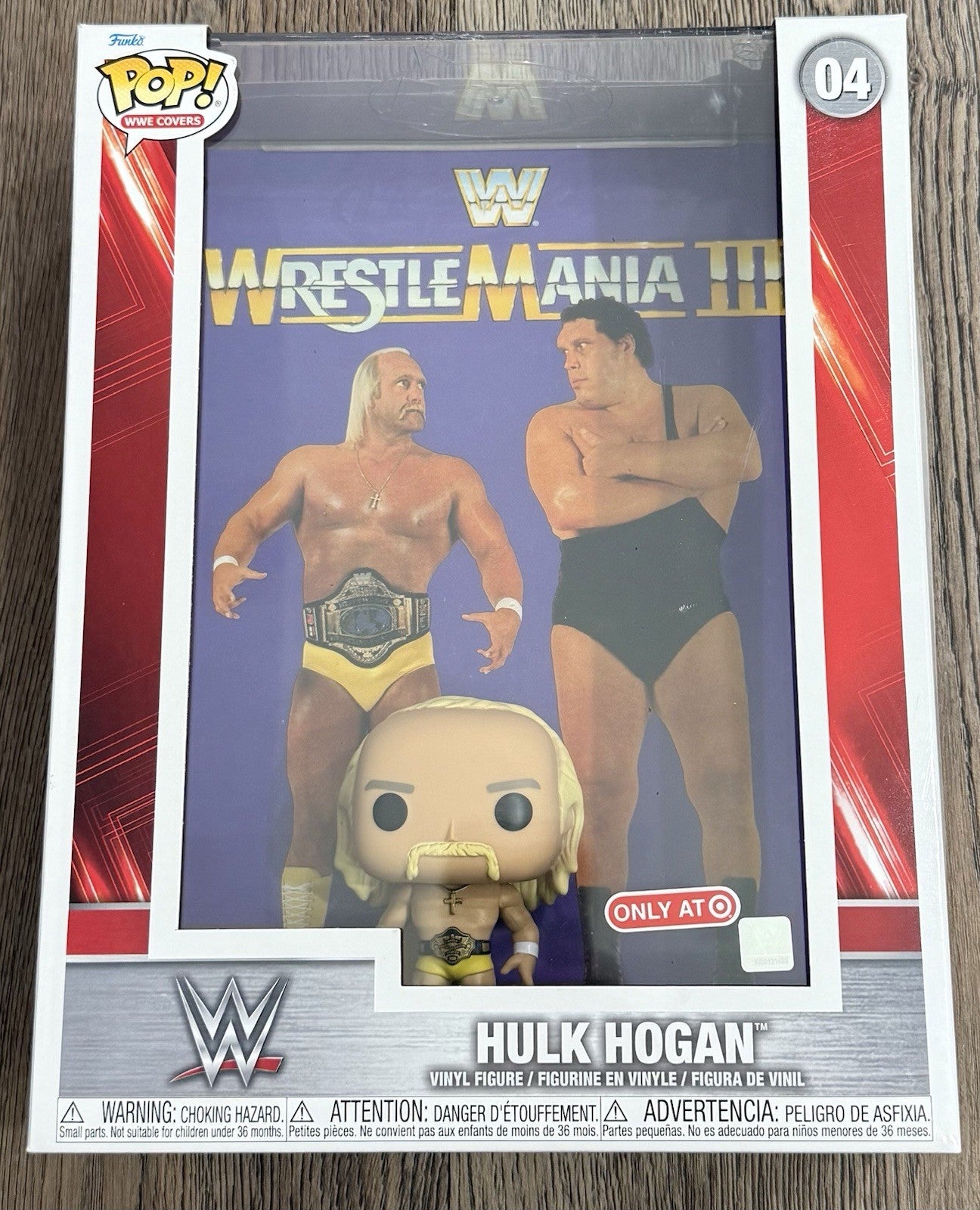 Funko Pop! WWE Covers - Hulk Hogan #4 Wrestlemania III Target Exclusive