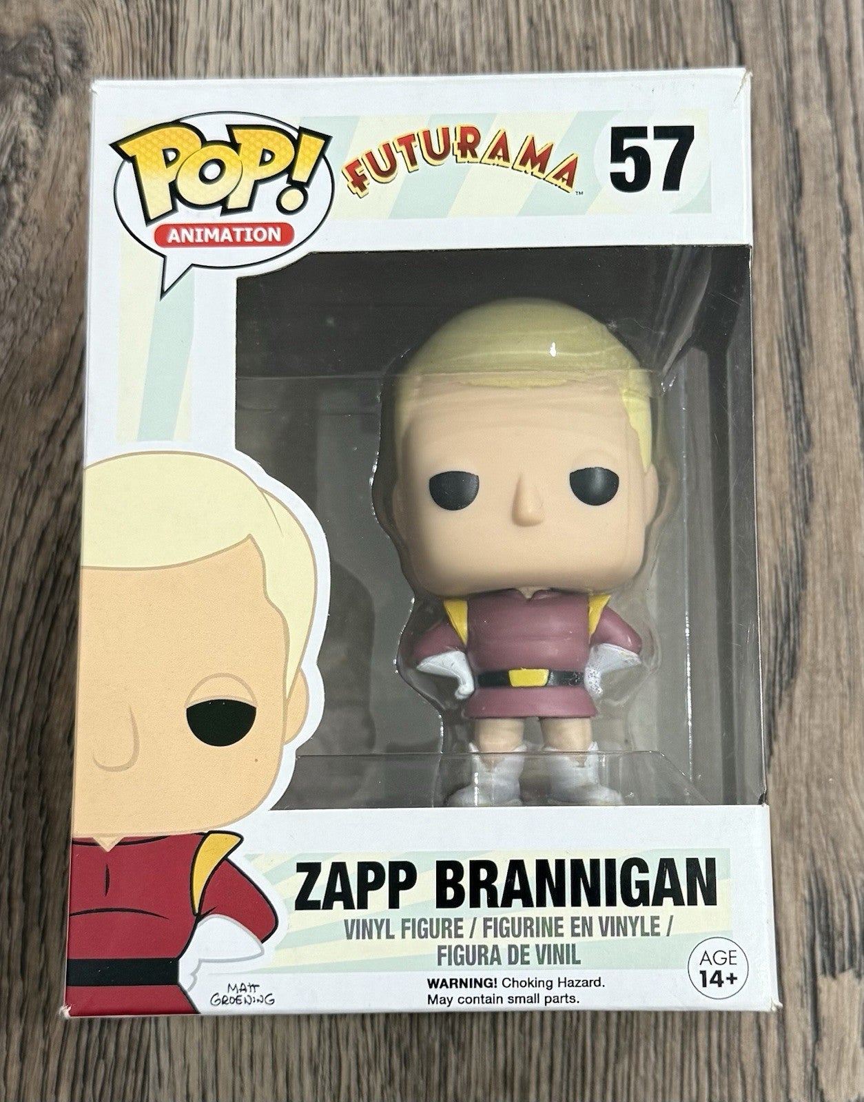 Funko Pop! Futurama - Zapp Brannigan #57 Vaulted w/ Protector