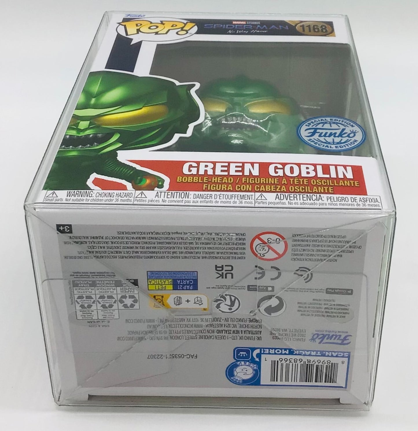 Funko Pop! Spider-Man NWH Green Goblin #1168 Special Edition with POP Protector