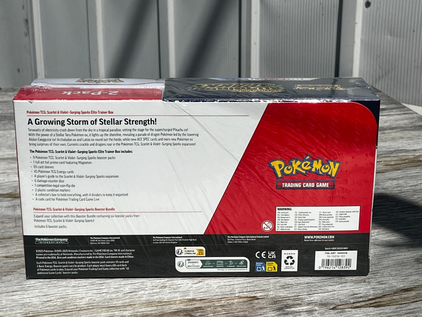 Pokemon Elite Trainer Box & Booster Bundle Surging Sparks