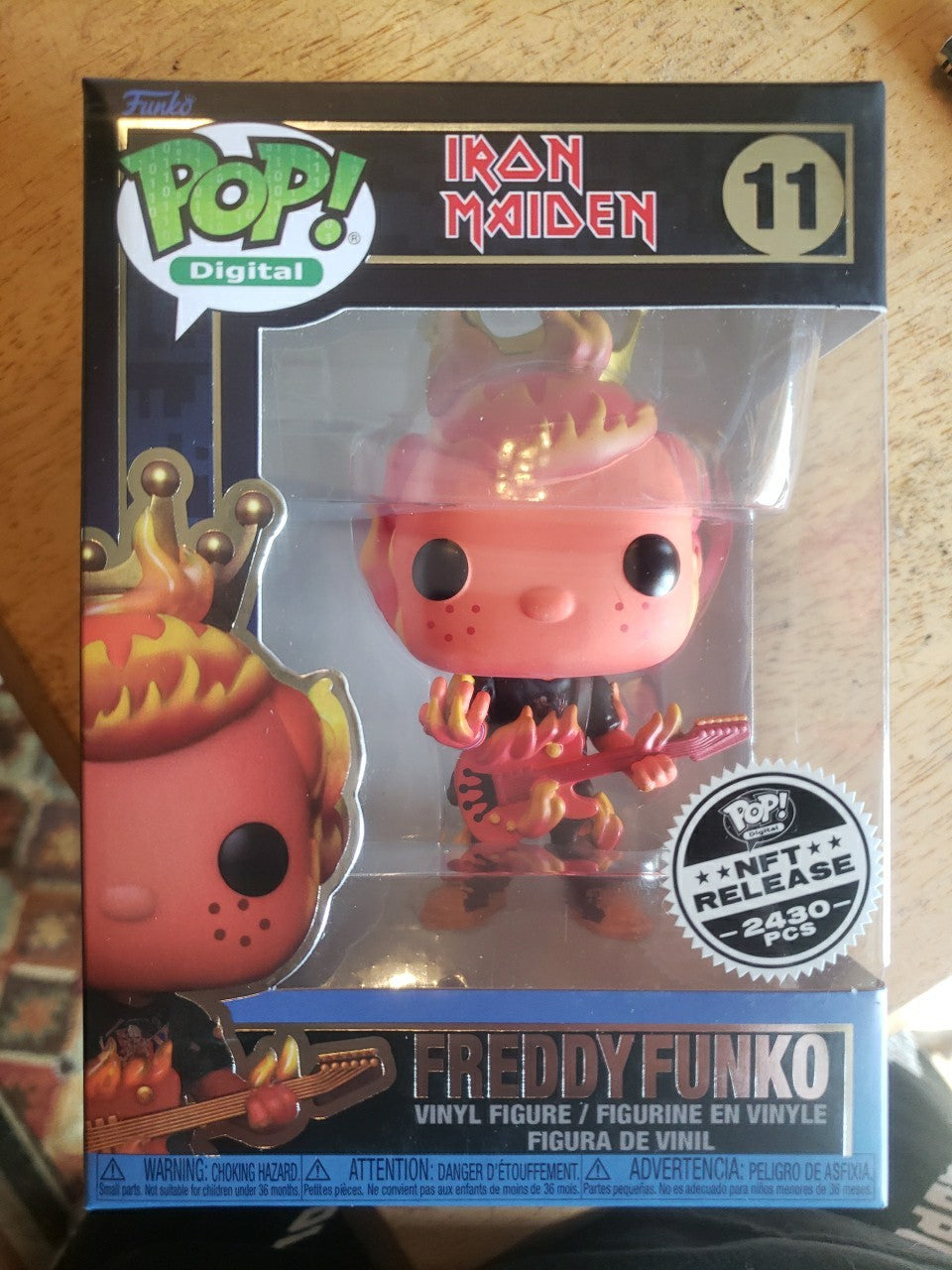 Iron Maiden Freddy Funko Digital  With Custom Sticker And Case #11