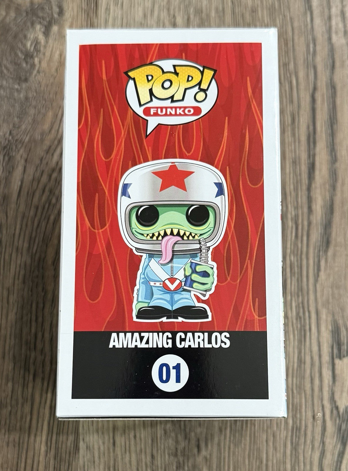 Funko Pop! Amazing Carlos #01 2016 SDCC Con Exclusive (LE 3000) w/ Protector
