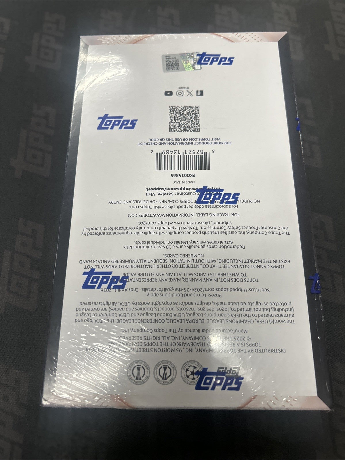 2024/25 Topps Flagship UEFA Club Competitions Soccer Hobby Box Sealed