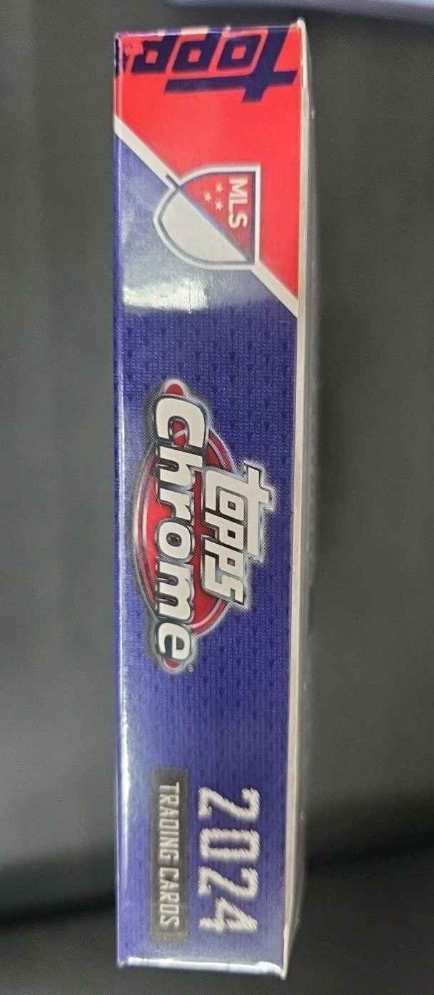 2024 Topps Chrome MLS Soccer Factory Sealed Hobby Box