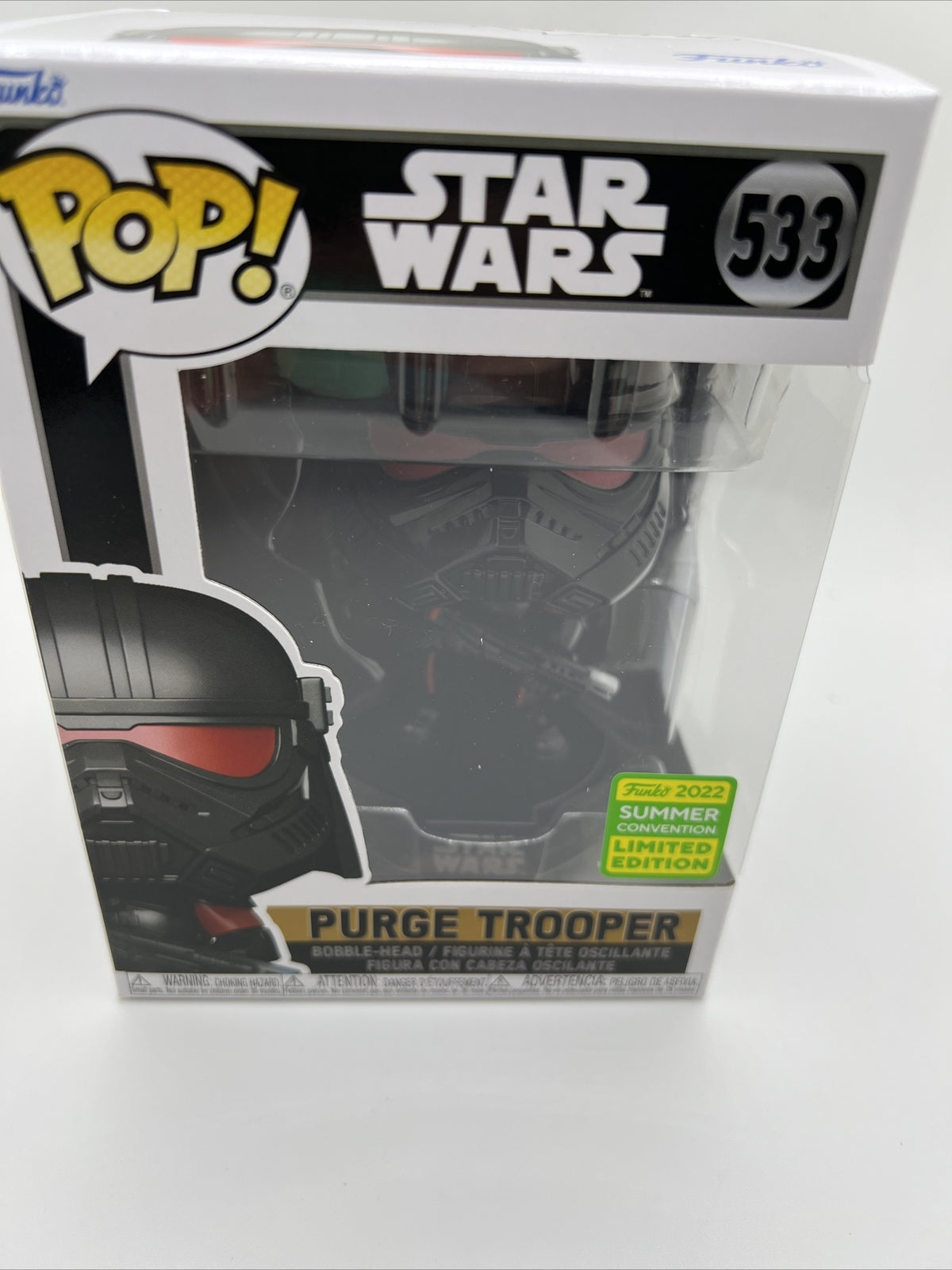 Funko Pop! Star Wars #533 Purge Trooper 2022 Summer Convention Limited Edition