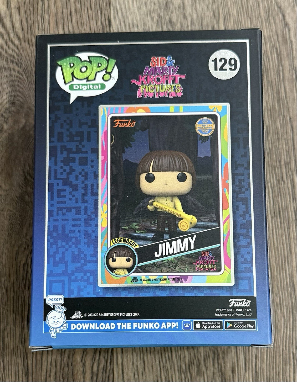 Funko Pop! Digital Sid & Marty Krofft: Jimmy #129 Legendary LE 1400 See Photos