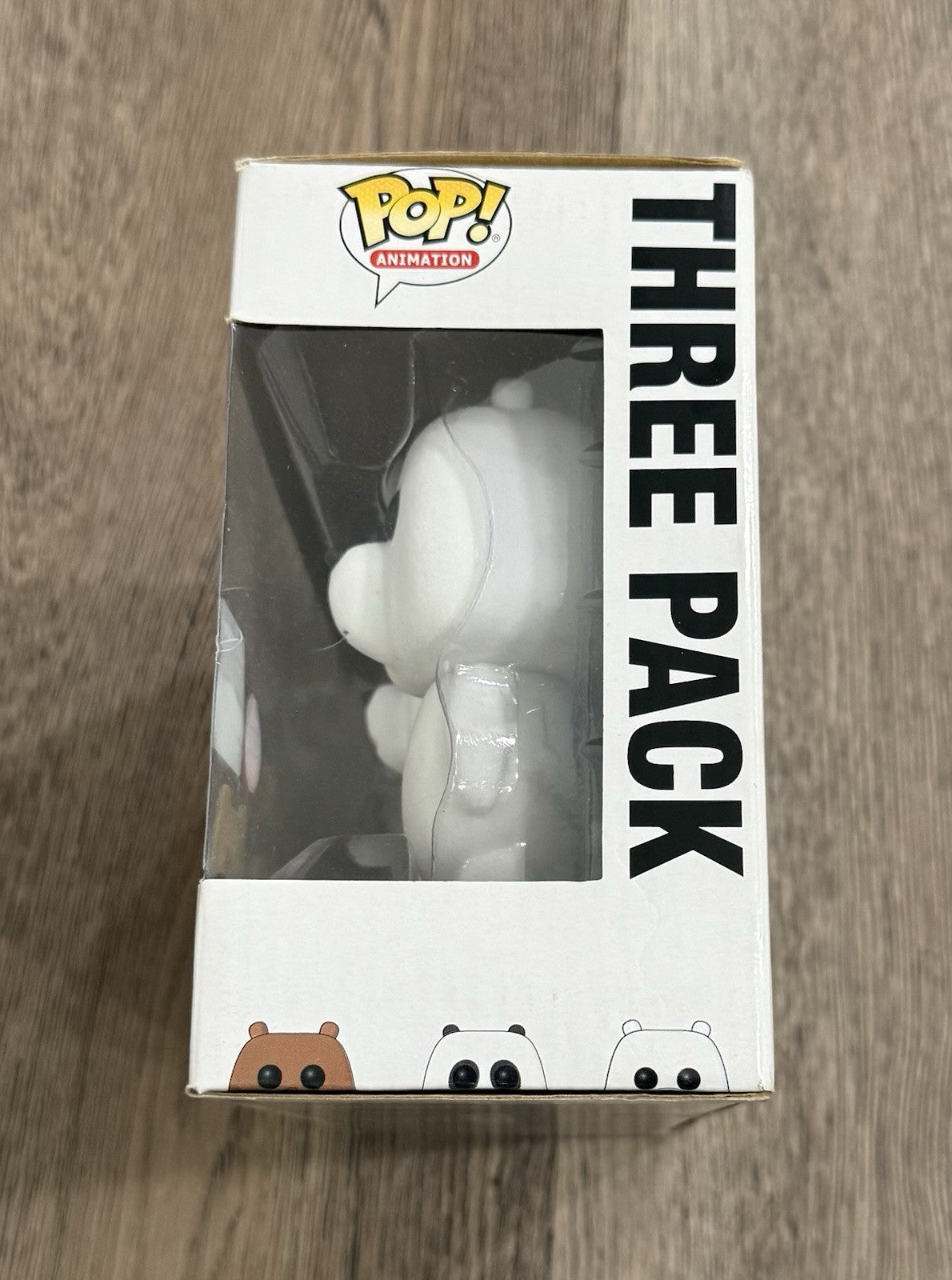 Funko Pop! We Bare Bears Grizz, Panda & Ice Bear 3 Pack Flocked Barnes & Noble