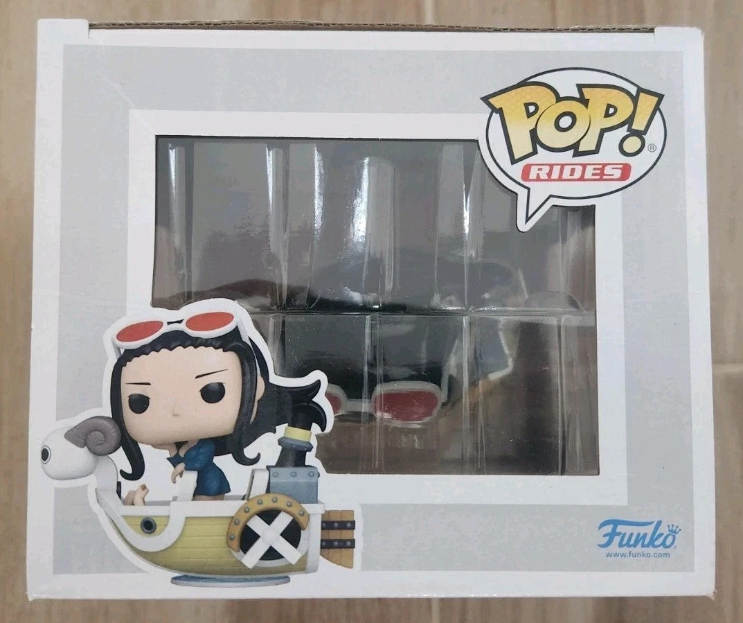 Funko Pop! Rides Deluxe One Piece Nico Robin with Mini Merry II Shared SDCC 2025
