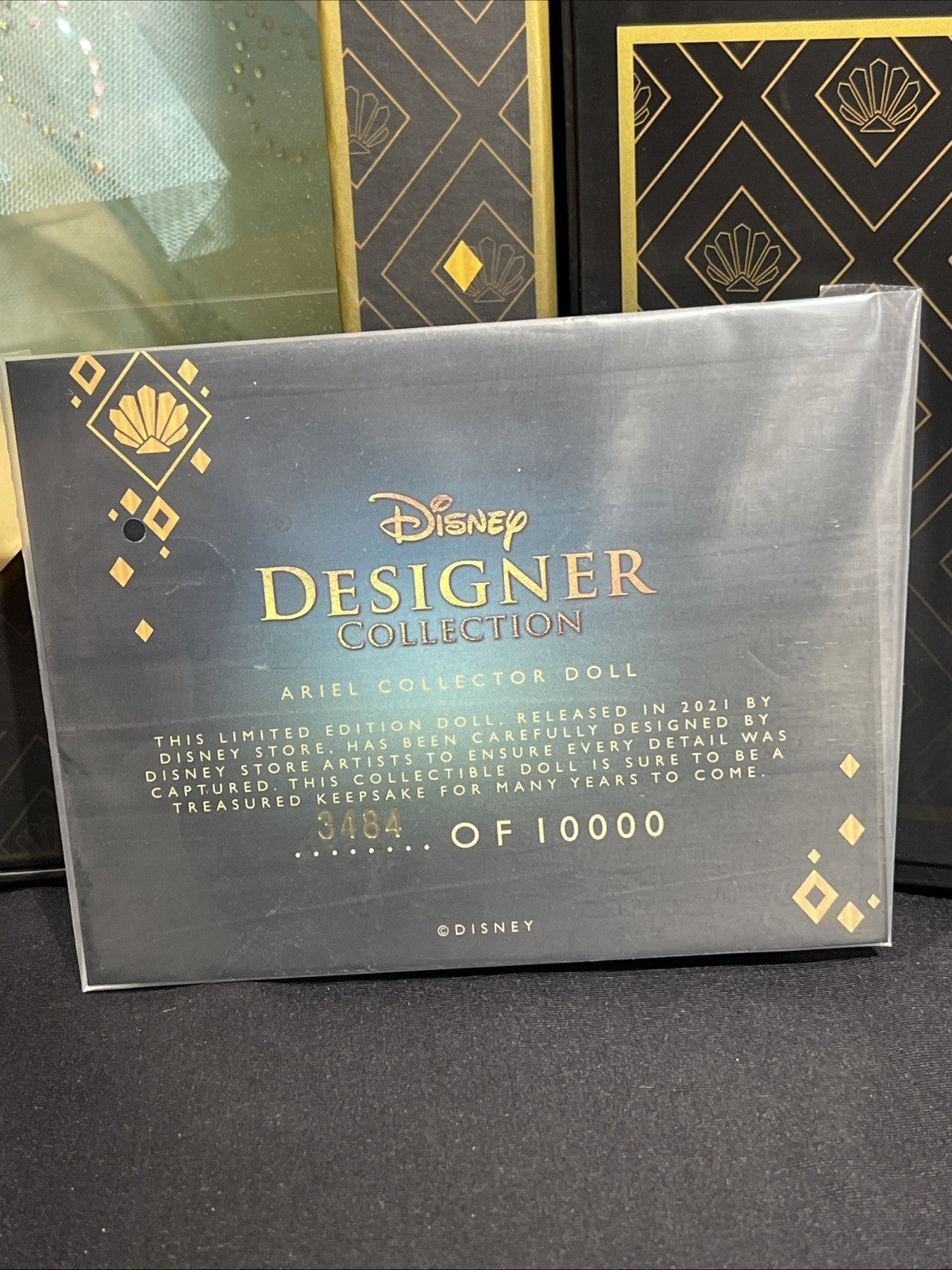 Disney Limited Edition Designer Ariel Doll 3484 Of 10000