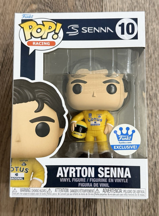 Funko Pop! Racing - Ayrton Senna (Lotus Suit) #10 Funko Shop Exclusive