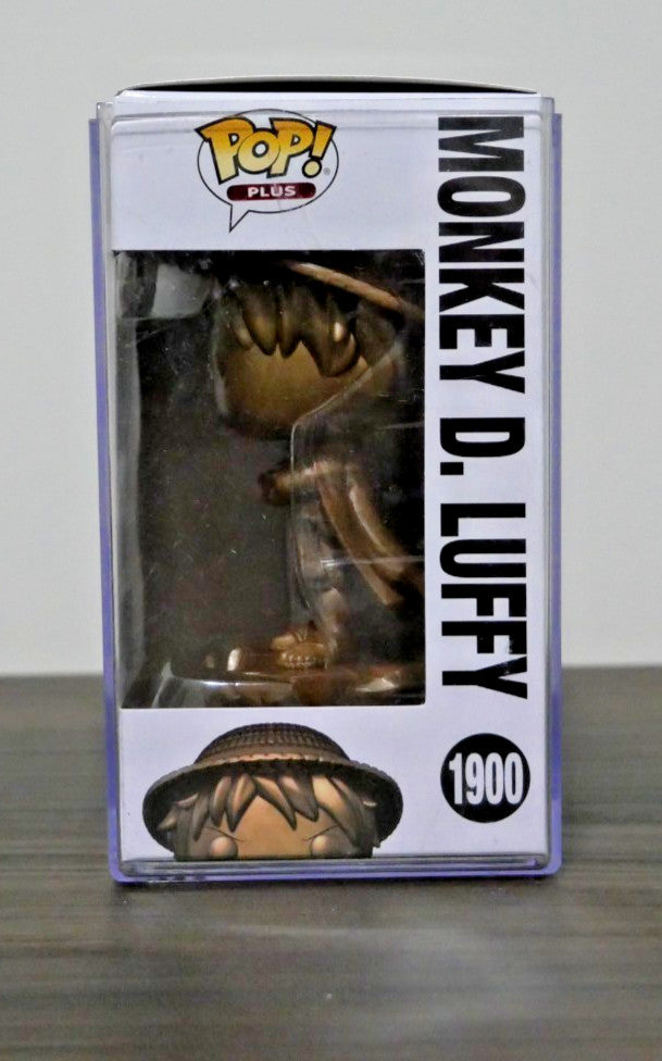 Funko Pop Plus One Piece Monkey D Luffy 1900 Statue Bronze Exclusive Figure