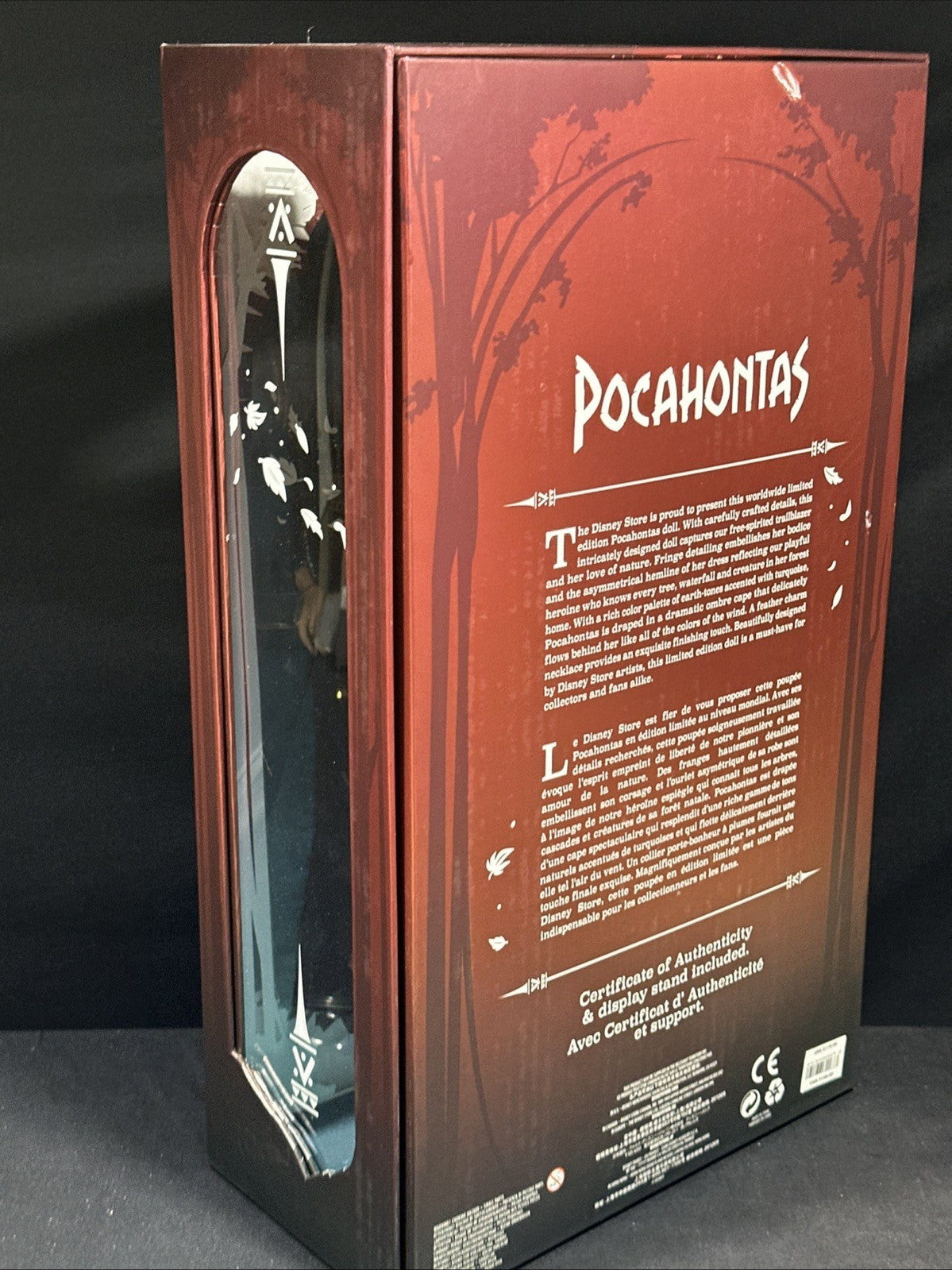 Disney Pocahontas 17" Doll Limited Edition #3056/4500 Disney Store